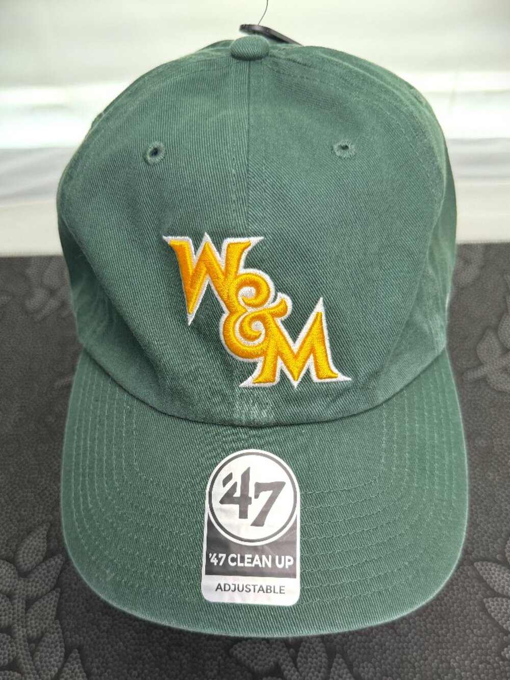 William and Mary University Tribe 47 Brand Clean Up Green Adjustable Cap/Hat New